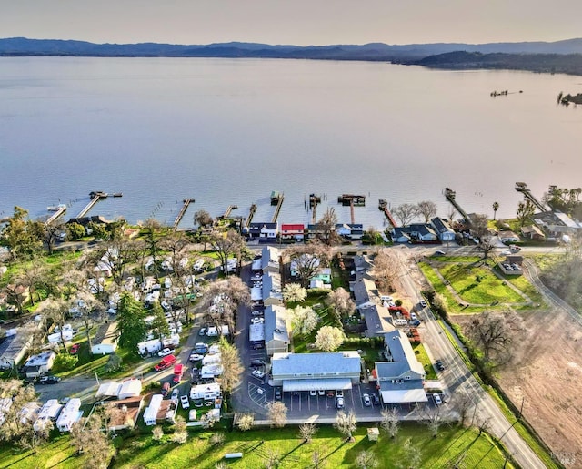 6687 Blue Heron Dr, Upper Lake, CA 95485 - birds eye view of property with a water view