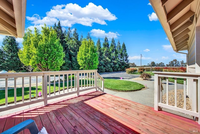 view of deck