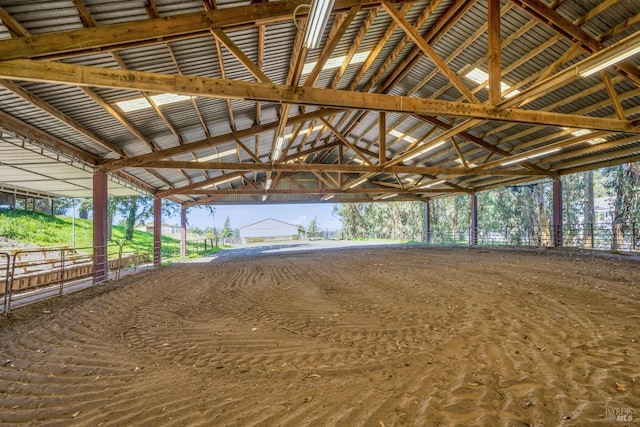 view of stable