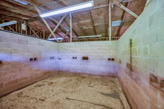 view of horse barn