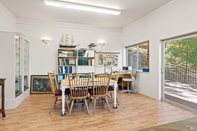 201 Pine Ridge Rd, Ukiah, CA 95482 - dining area with wood finished floors