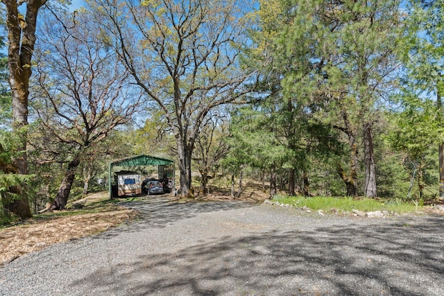 201 Pine Ridge Rd, Ukiah, CA 95482 - view of road featuring gravel driveway