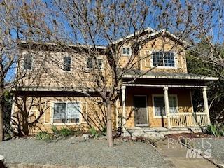 view of front of property with a porch