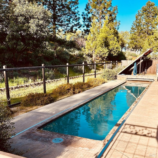 view of pool