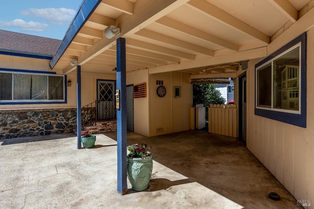 view of patio