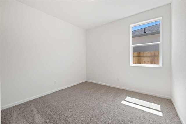 unfurnished room featuring carpet