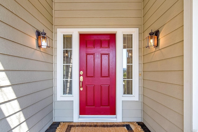 view of property entrance