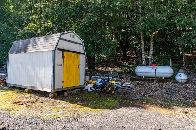 view of shed / structure