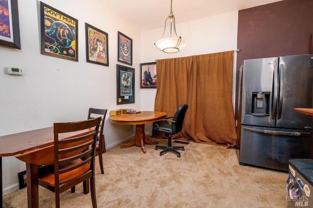 27651 Skyview Rd, Willits, CA 95490 - carpeted dining space featuring baseboards