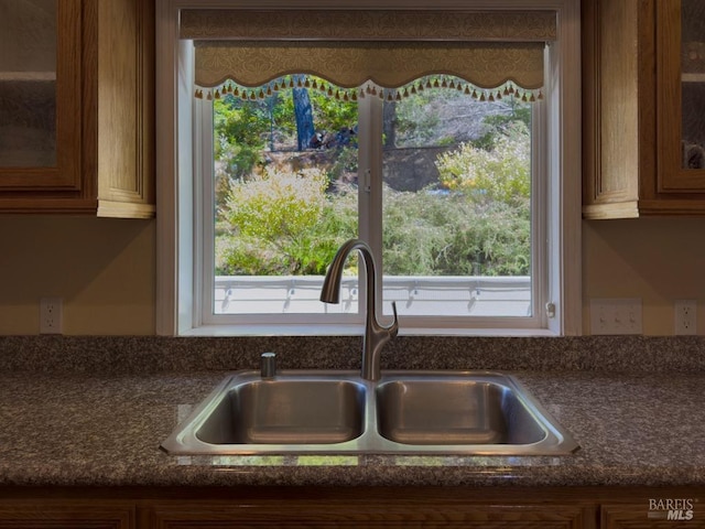 interior details with sink