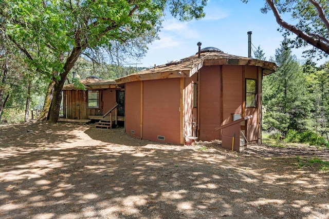 view of side of property