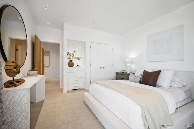 431 E Strawberry Dr, Mill Valley, CA 94941 - bedroom with a closet and light carpet