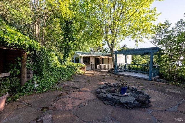 view of patio