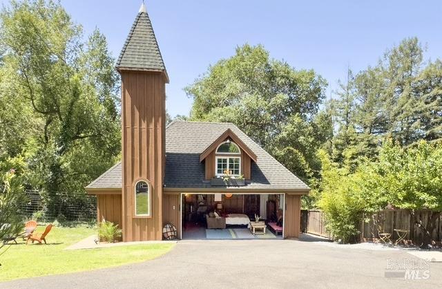 exterior space with fence