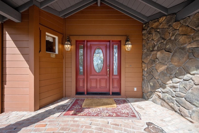 view of entrance to property