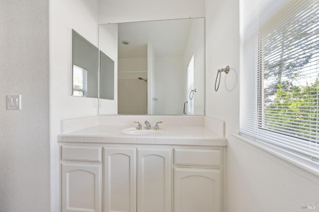 bathroom with large vanity