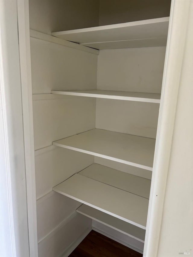 view of closet