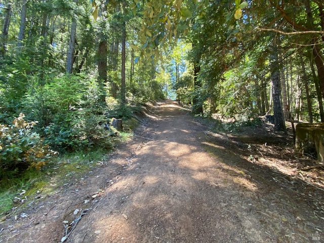 view of road