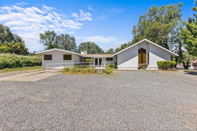 view of ranch-style house