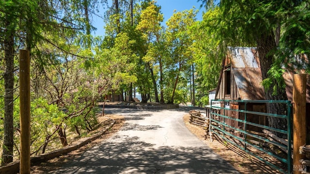 view of road