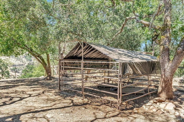 view of outdoor structure featuring an outbuilding and an exterior structure