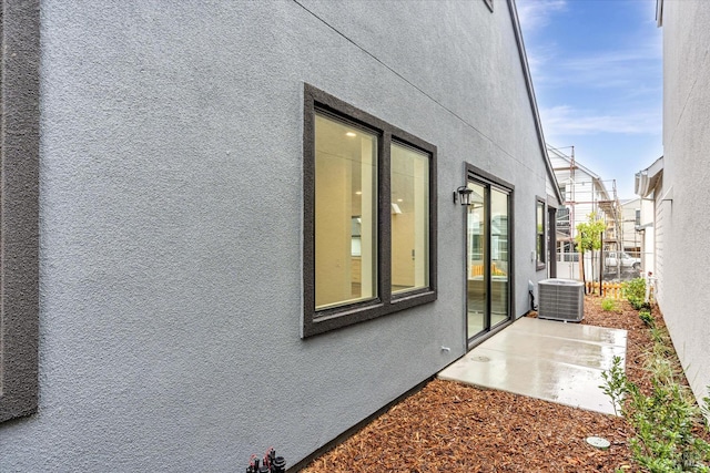 view of home's exterior with a patio area