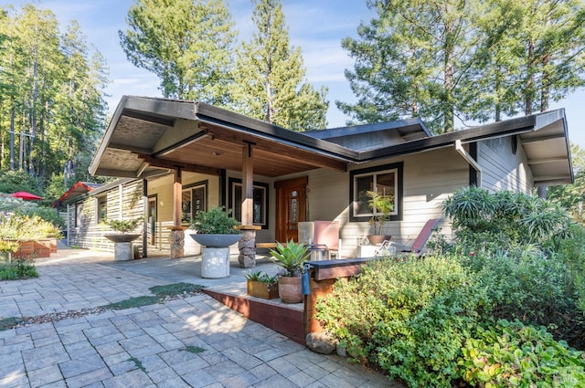21995 Ansel Ct, Timber Cove, CA 95450 - view of front of house featuring a patio area