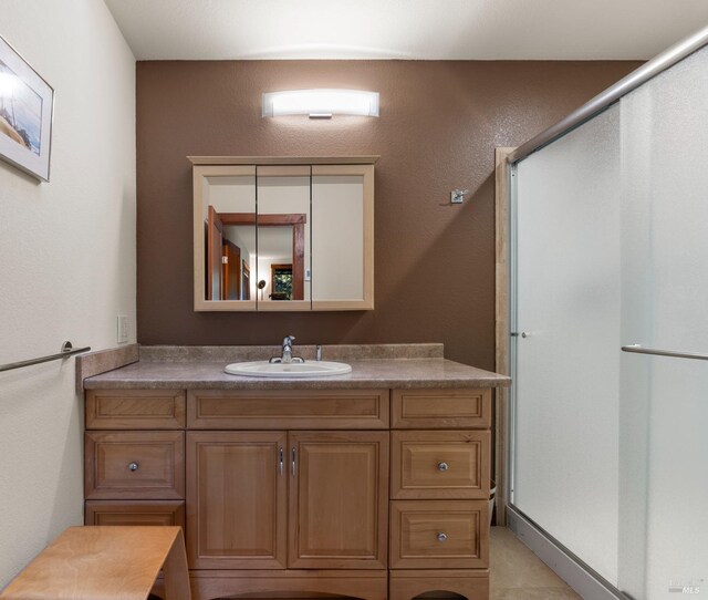 21995 Ansel Ct, Timber Cove, CA 95450 - full bath with a stall shower and vanity
