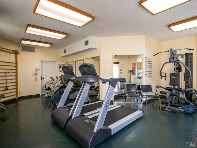 view of exercise room