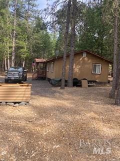 view of rear view of property