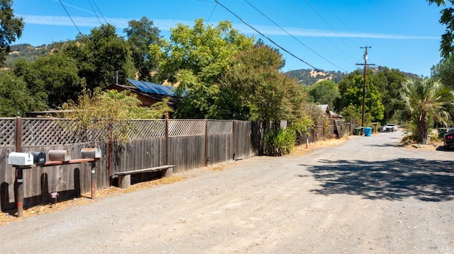 view of street