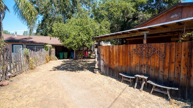 view of side of property