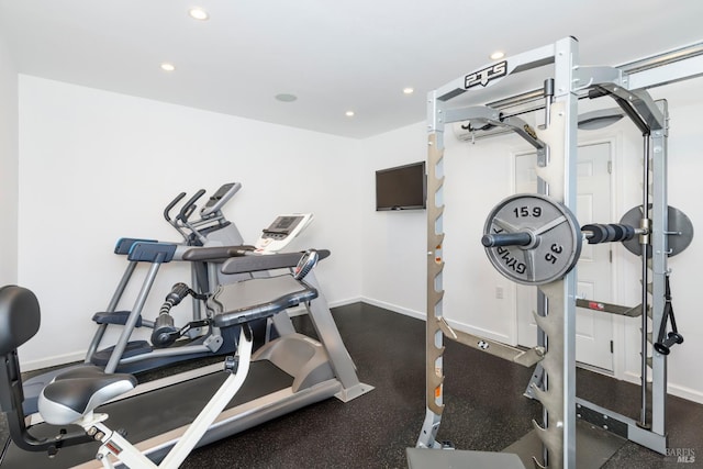 view of workout room