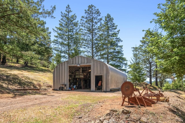 view of outbuilding