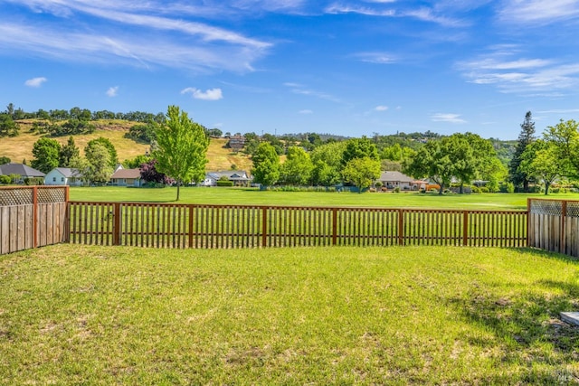 view of yard