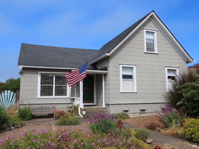 view of front of home