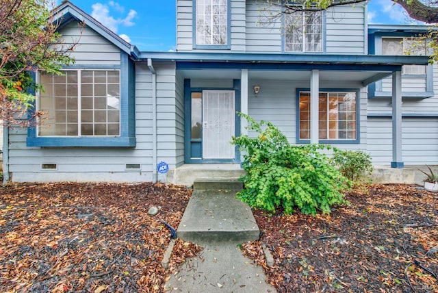 view of entrance to property