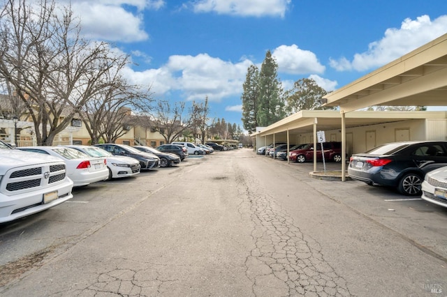 view of vehicle parking