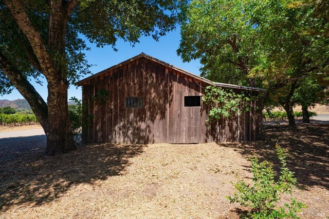 view of outbuilding