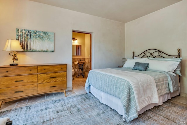 bedroom with ensuite bath