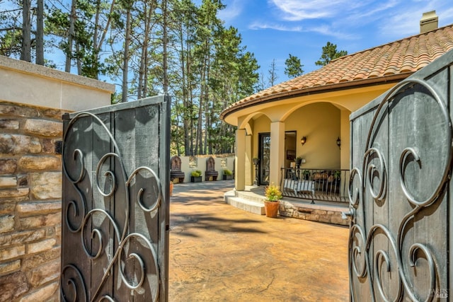 view of patio