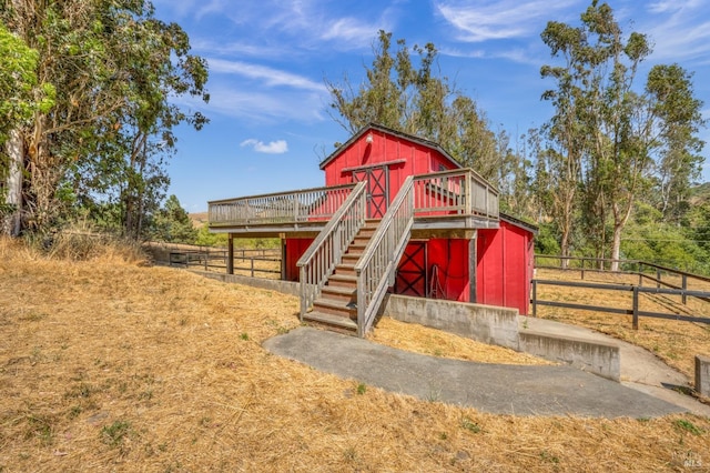 view of outbuilding