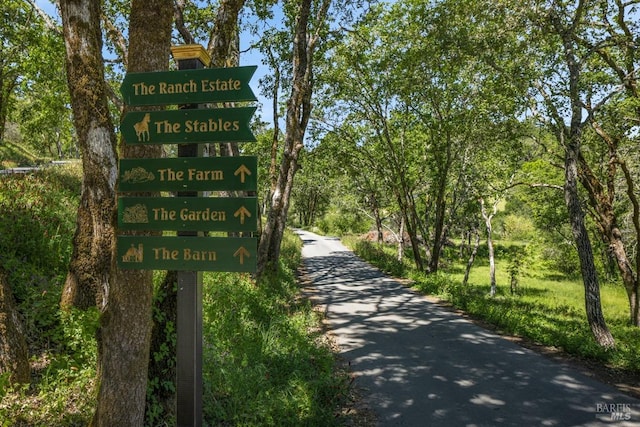 view of road