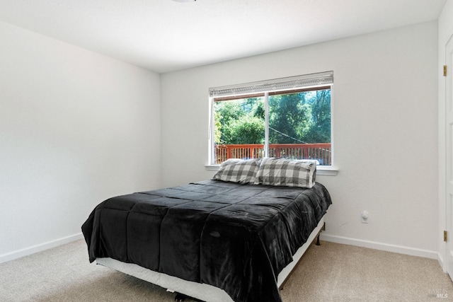 bedroom with carpet flooring