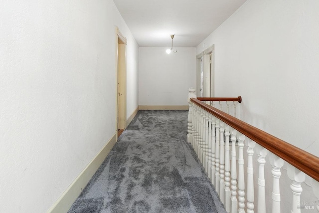 hall with carpet