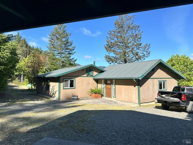 view of ranch-style home