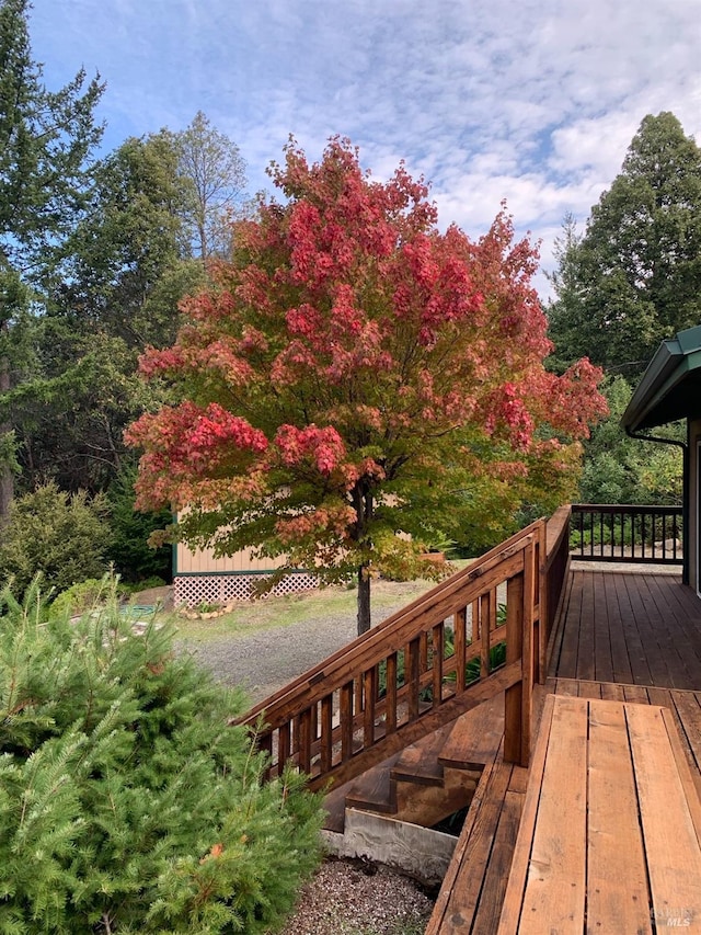 view of deck