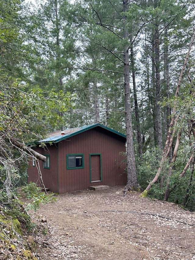 view of outbuilding