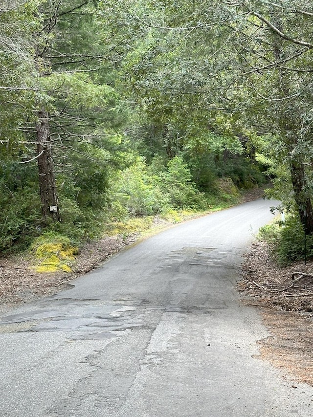 view of road