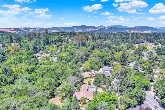 2141 W Lincoln Ave, Napa, CA 94558 - drone / aerial view of a mountain backdrop and a forest